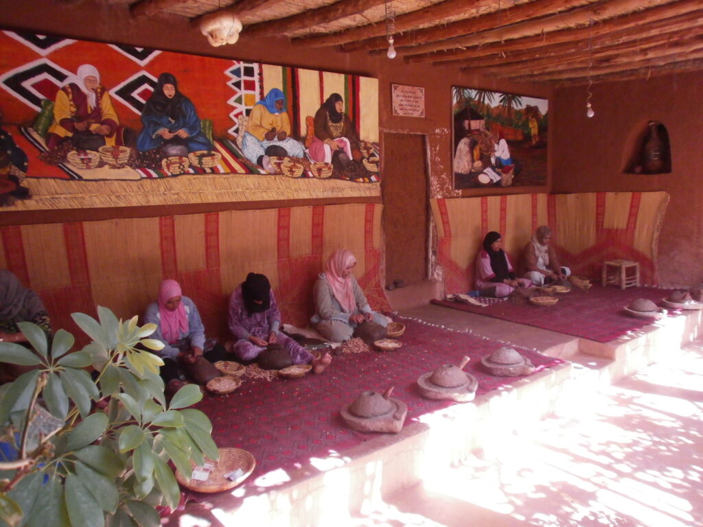 argan oil making